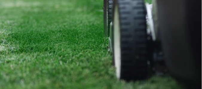 lawn mower in green grass chesterton indiana