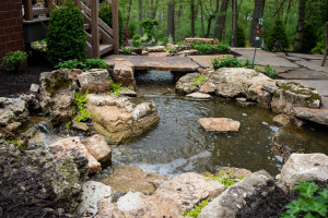 custom outdoor pond construction northwest indiana