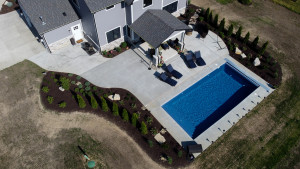 custom outdoor pool area construction indiana