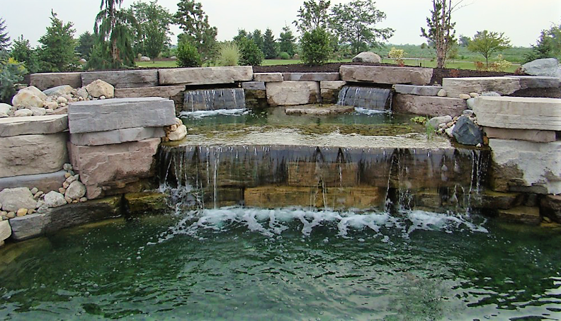 outdoor waterfall crown point in